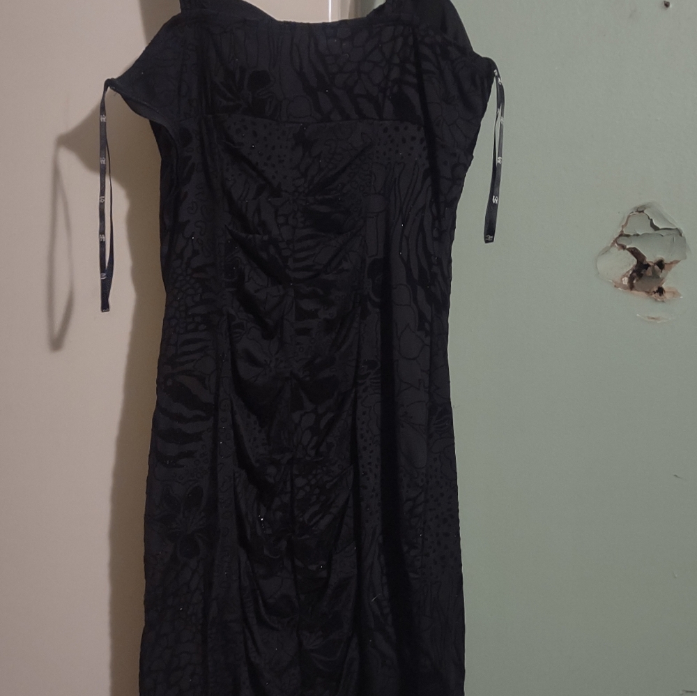 Love black tease sleeveless body can bling mini party dress size 7 - Picture 6 of 7
